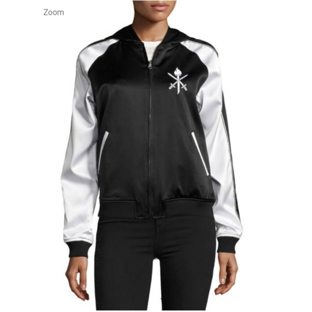 Opening Ceremony Reversible Satin Bomber Jacket XS